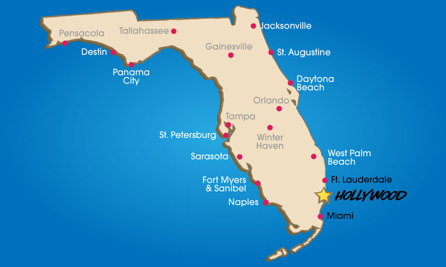Hollywood FL location near Miami Fort Lauderdale